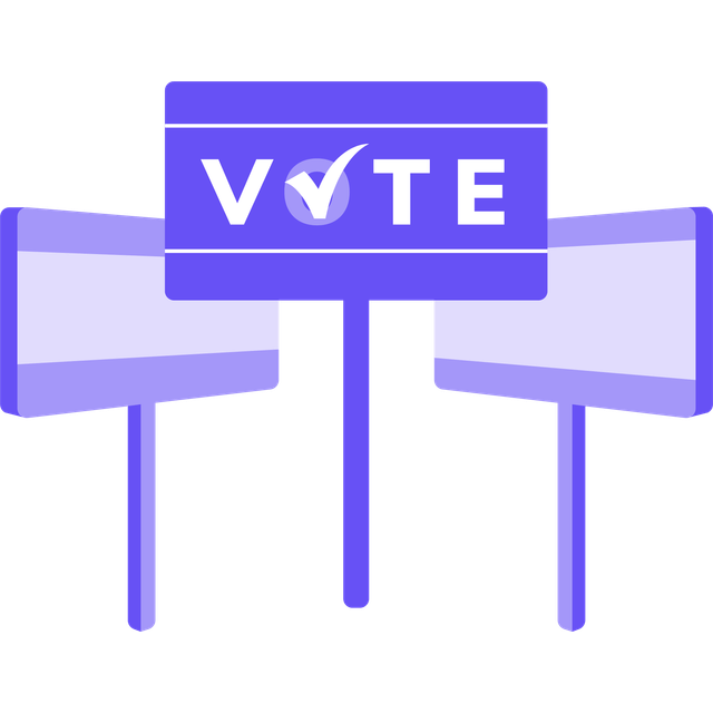 Vote yard signs