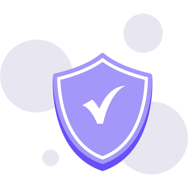 A shield with a check mark