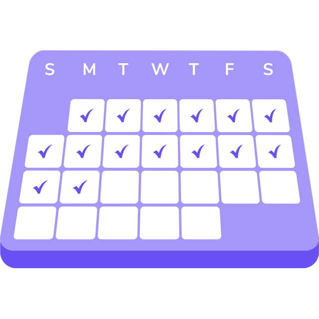 A week of daily check marks — the civic streak the app keeps for you